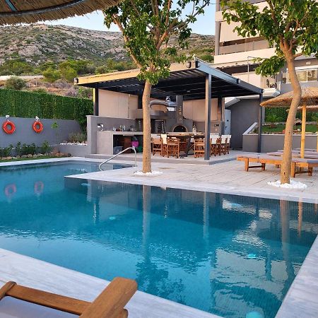 "Stergiou Luxury Apartment 2Nd Floor" Με Κοινη Πισινα Saronida 외부 사진