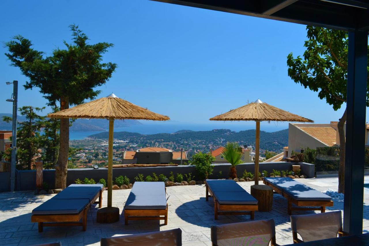 "Stergiou Luxury Apartment 2Nd Floor" Με Κοινη Πισινα Saronida 외부 사진