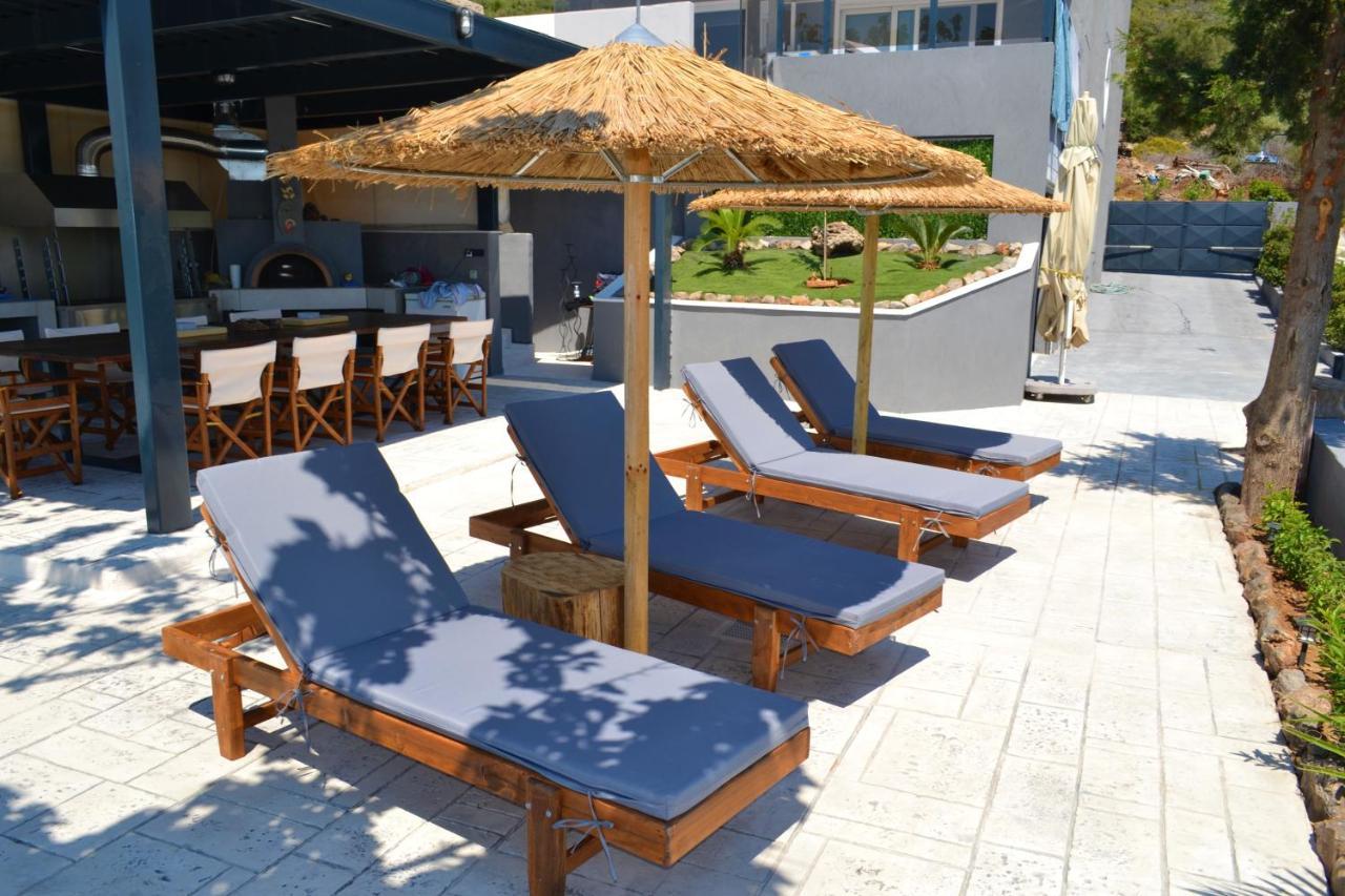 "Stergiou Luxury Apartment 2Nd Floor" Με Κοινη Πισινα Saronida 외부 사진