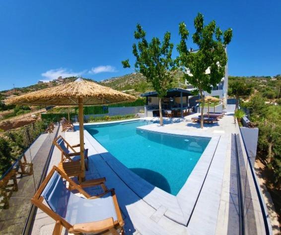 "Stergiou Luxury Apartment 2Nd Floor" Με Κοινη Πισινα Saronida 외부 사진